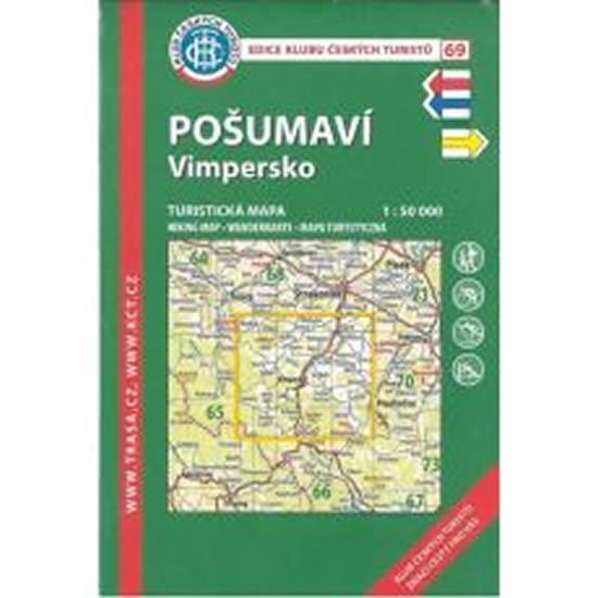 POŠUMAVÍ - VIMPERSKO Č.69 1:50T 4.VADÁNÍ