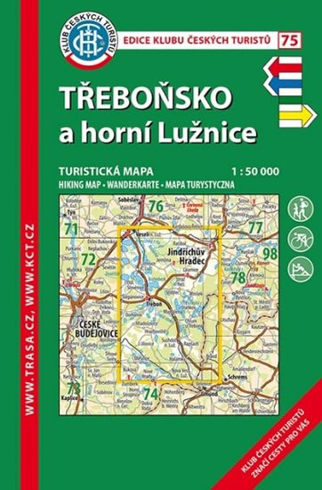 KČT 75 TŘEBOŇSKO A HORNÍ LUŽNICE