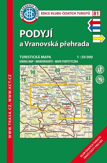 KČT 81 PODYJÍ A VRANOVSKÁ PŘEHRADA