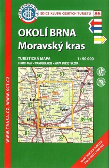 OKOLÍ BRNA MORAVSKÝ KRAS KČT 86