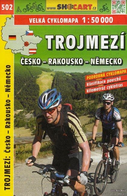 TROJMEZÍ ČESKO-RAKOUSKO-NĚMECKO 1:50 000 CYKLOMAPA /502/