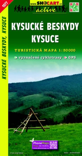 KYSUCKÉ BESKYDY,KYSUCE 1:50 000 /1077/