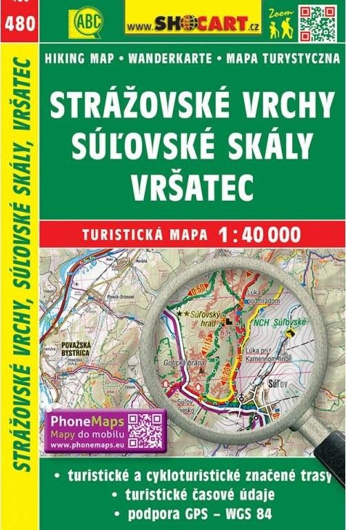 STRÁŽOVSKÉ VRCHY, SÚLOVSKÉ SKÁLY 1:40 000 /480/