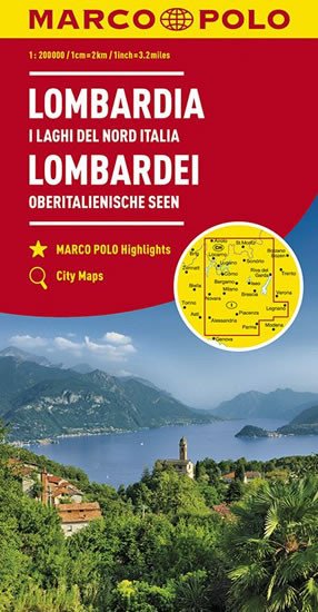 LOMBARDIE 1:200 000 AUTOMAPA