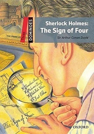 Obálka knihy SHERLOCK HOLMES: THE SIGN OF FOUR + AUDIO (DOMINOES 3) od autora Doyle Artur Conan