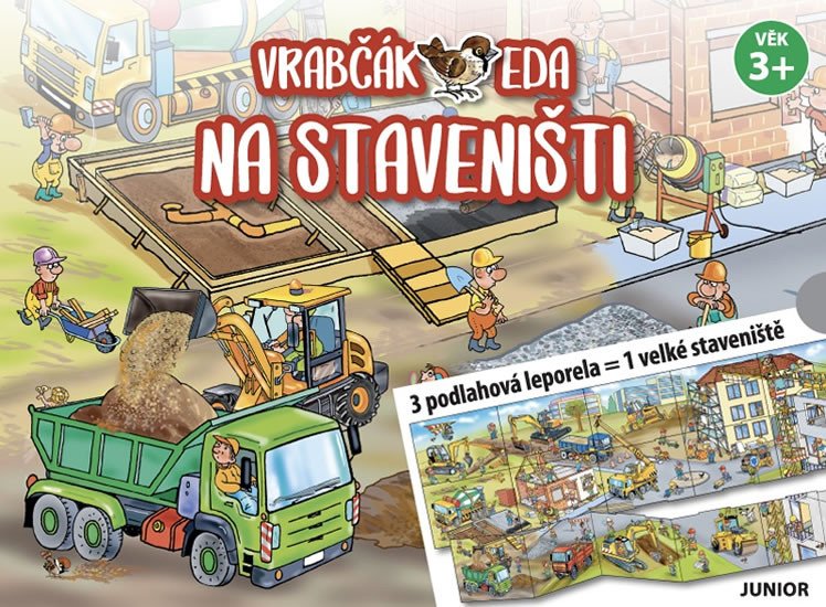 VRABČÁK EDA NA STAVENIŠTI  3X LEPO