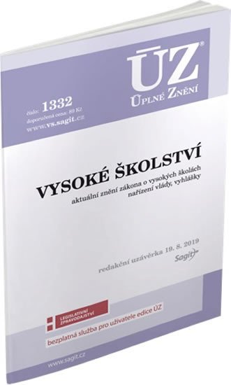 ÚZ 1332 VYSOVÉ ŠKOLSTVÍ K 19.8.19