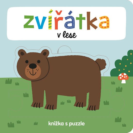 ZVÍŘÁTKA V LESE - KNÍŽKA S PUZZLE