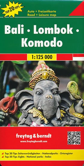 BALI, LOMBOK, KOMODO 1:125 000 AUTOMAPA