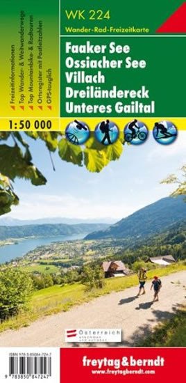 FAAKER SEE. OSSOACHER SEE. VILLACH. DREILANDERECK. WK 224