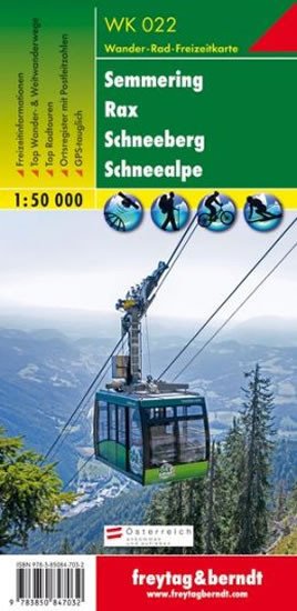 SEMMERING,RAX,SCHNEEBERG 1:50 000 /022/