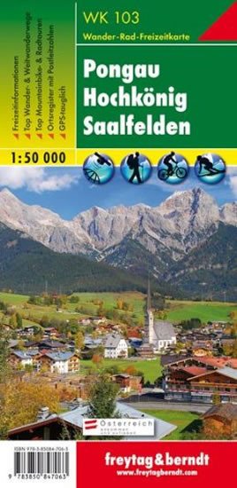 PONGAU,HOCHKÖNIG,SAAFELDEN 1:50T. (103)