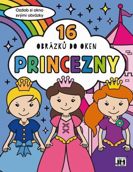 PRINCEZNY - OMALOVÁNKY DO OKEN