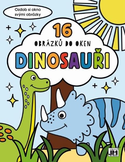 DINOSAUŘI-16 OBRÁZKŮ DO OKEN