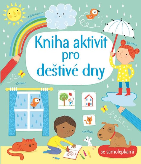 KNIHA AKTIVIT PRO DEŠTIVÉ DNY SE SAMOLEPKAMI