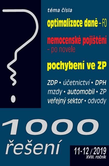 1000 ŘEŠENÍ 11-12/2019