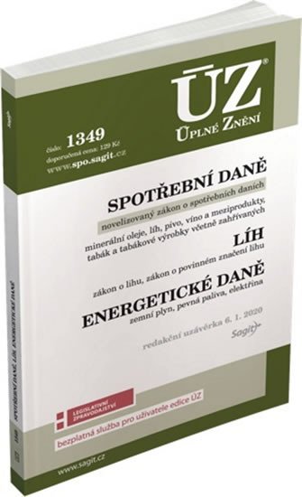 ÚZ 1349 SPOTŘEBNÍ DANĚ