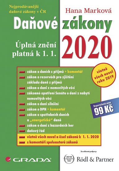 DAŇOVÉ ZÁKONY 2020 GRADA