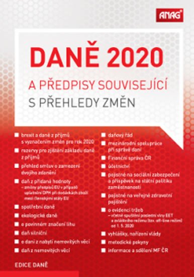 DANĚ 2020 A PŘEDPISY SOUVISEJÍCÍ