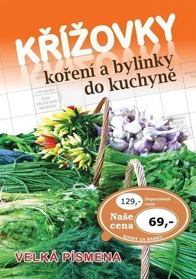 Obálka knihy KŘÍŽOVKY - KOŘENÍ A BYLINKY DO KUCHYNĚ od autora <br>