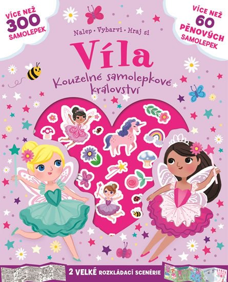 VÍLA - KOUZELNÉ SAMOLEPKOVÉ KRÁLOVSTVÍ