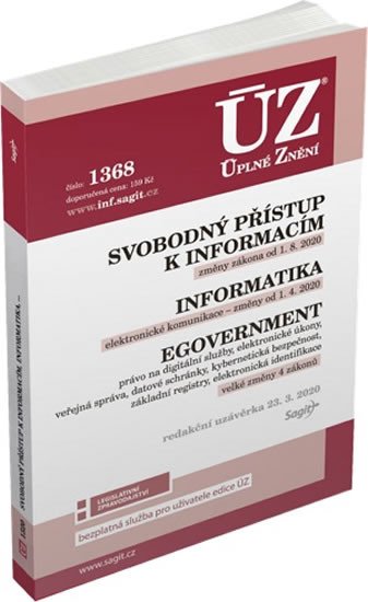 ÚZ 1368 SVOBODNÝ PŘÍSTUP K INFORMACÍM K 23/3/20