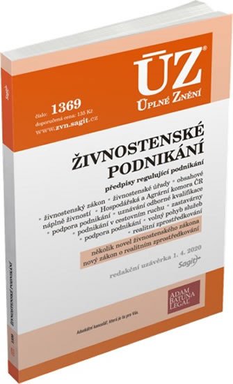 ÚZ 1369 ŽIVNOSTENSKÉ PODNIKÁNÍ K 1/4/20