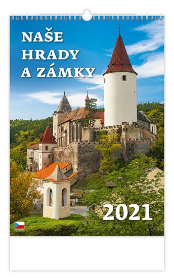 2021 NAŠE HRADY A ZÁMKY NÁSTĚNNÝ