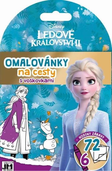 LEDOVÉ KRÁLOVSTVÍ OMALOVÁNKY NA CESTY S VOSKOVKAMI