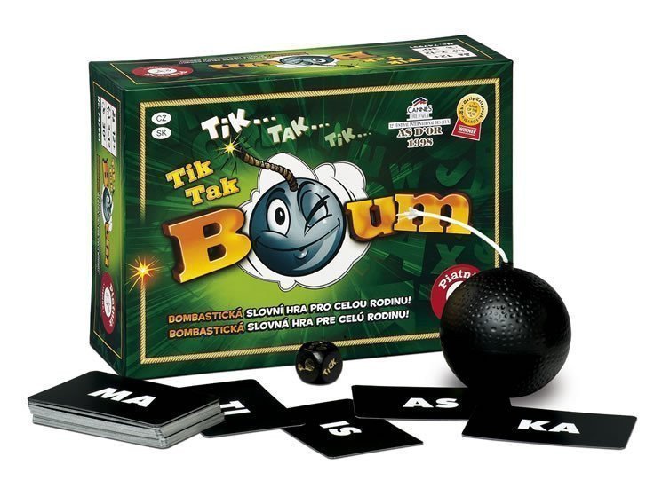Obálka knihy TIK TAK BUM  - SLOVNÍ HRA PRO CELOU RODINU od autora <br>