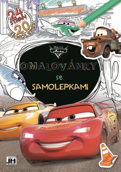 AUTA OMALOVÁNKY SE SAMOLEPKAMI