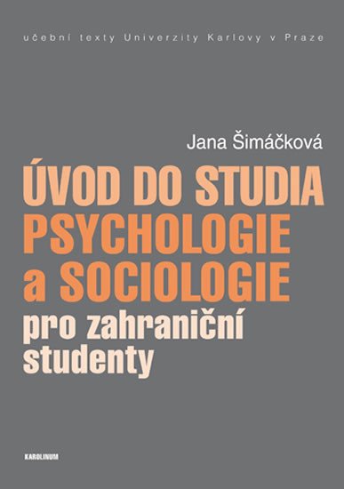 VOD DO STUDIA PSYCHOLOGIE A SOCIOLOGIE - ZAHRANIN STUDENT