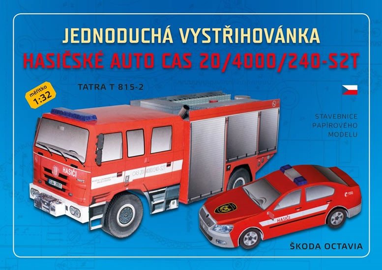 JEDNODUCHÁ VYSTŘIHOVÁNKA HASIČSKÉ AUTO