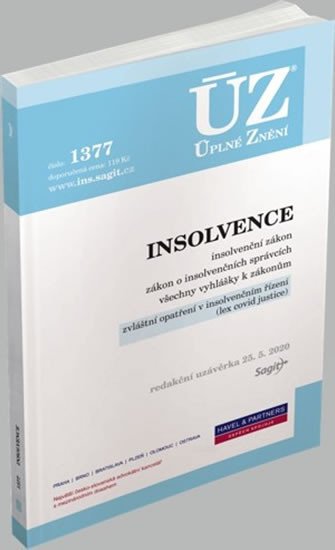 ÚZ 1377 INSOLVENCE K 25/5/20