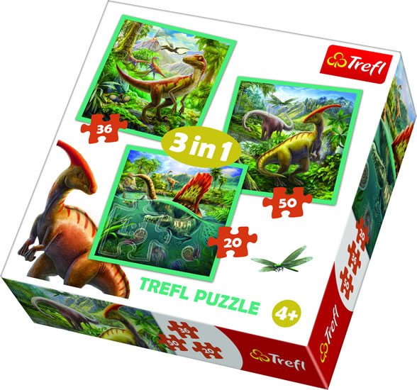 NEOBYČEJNÝ SVĚT DINOSAURŮ-PUZZLE