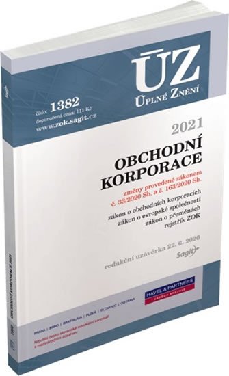 ÚZ 1382 OBCHODNÍ KORPORACE 2021