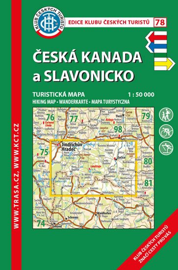 ČESKÁ KANADA A SLAVONICKO - Č.78 1:50 000
