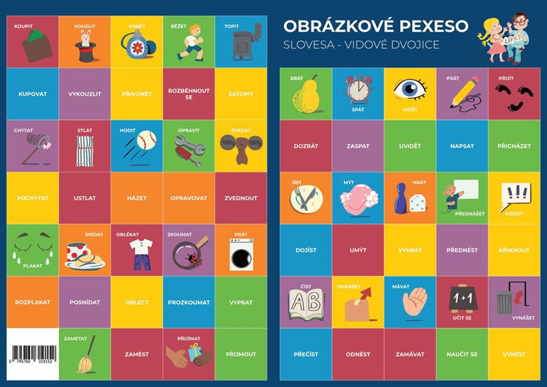 PEXESO ČJ VIDOVÉ DVOJICE