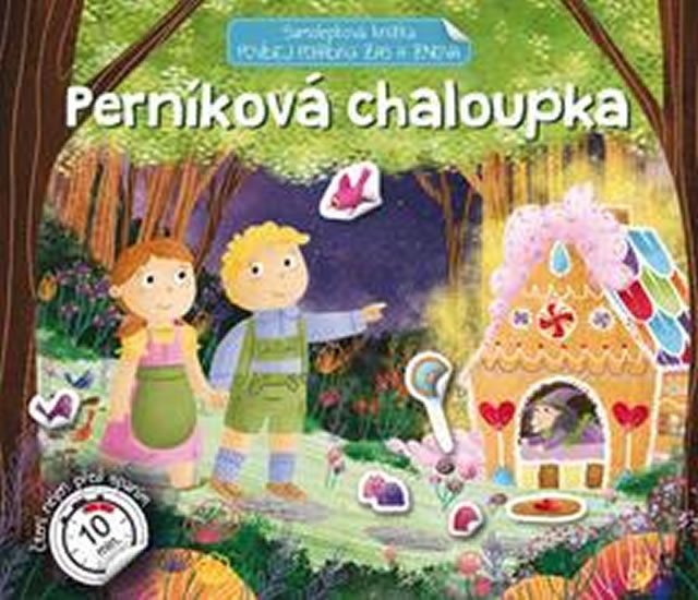 PERNÍKOVÁ CHALOUPKA SAMOLEPKOVÁ KNÍŽKA