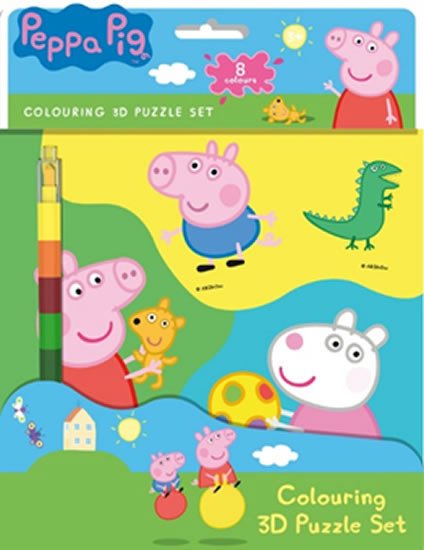 PEPPA OMALOVÁNKY 3D PUZZLE