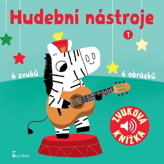 HUDEBNÍ NÁSTROJE - ZVUKOVÁ KNÍŽKA (6 NÁSTROJŮ, 6 MELODIÍ)