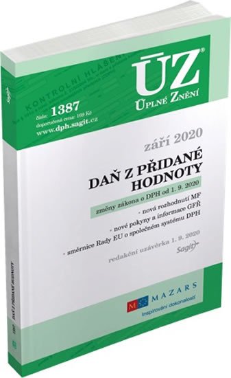 ÚZ 1387 DAŇ Z PŘIDANÉ HODNOTY ZÁŘÍ 2020