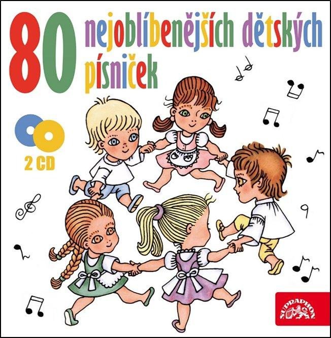 80 NEJOBLÍBENĚJŠÍCH DĚTSKÝCH PÍSNIČEK 2CD