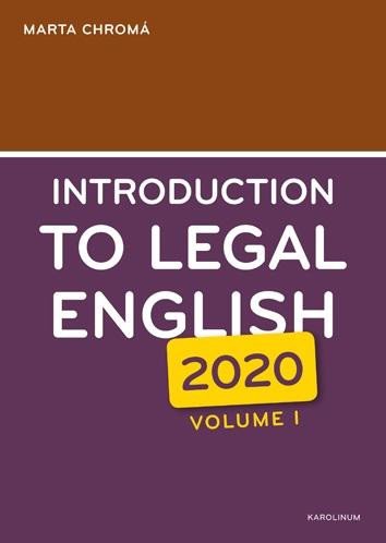 INTRODUCTION TO LEGAL ENGLISH VOLUME I.