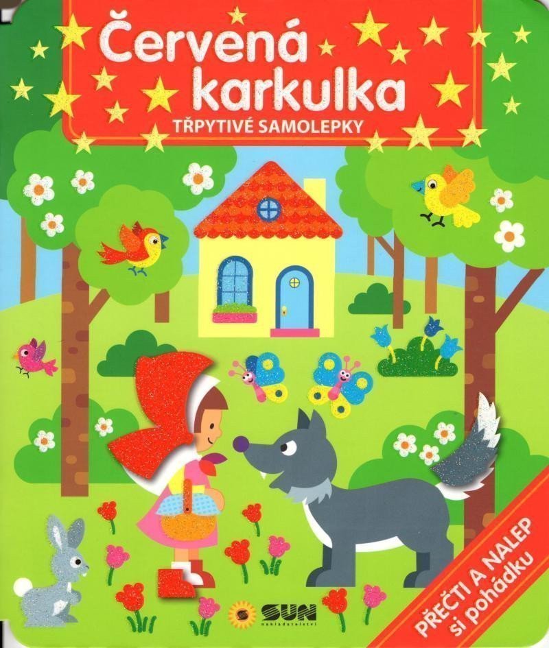 Obálka knihy ČERVENÁ KARKULKA (TŘPYTIVÉ SAMOLEPKY) od autora <br>