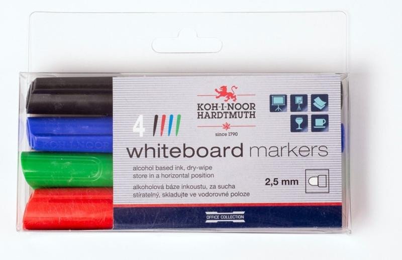 KOH-I-NOOR ZNAČKOVAČ WHITE BOARD 4KS,KUL