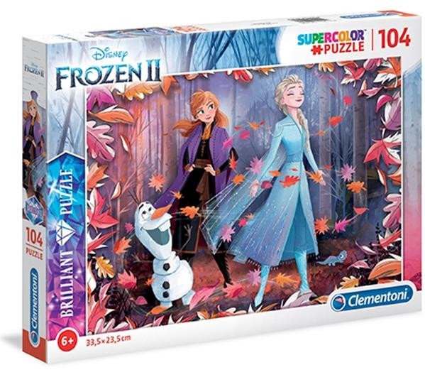 PUZZLE BRILLIANT 104 DÍLKŮ FROZEN 2