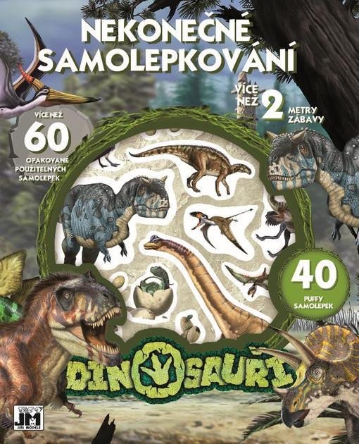 NEKONEČNÉ SAMOLEPKOVÁNÍ-DINOSAUŘI