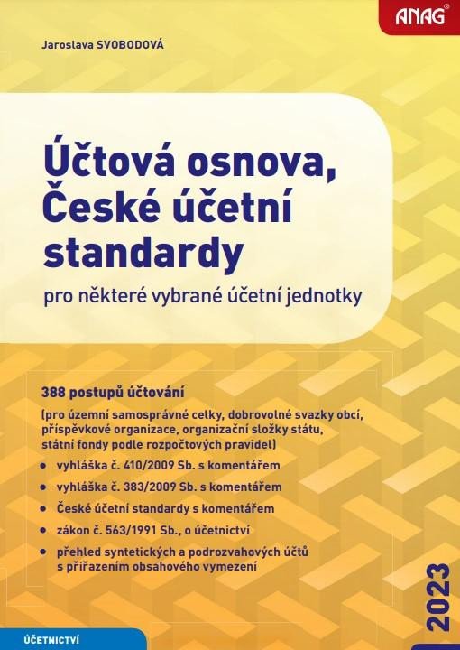 ÚČTOVÁ OSNOVA, ČESKÉ ÚČETNÍ STANDARDY 2023