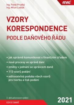 VZORY KORESPONDENCE PODLE DAŇOVÉHO ŘÁDU